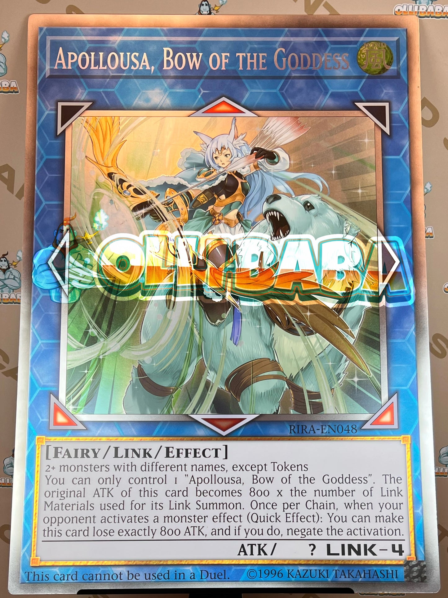 Giant Card Apollousa, Bow Of The Goddess - RIRA - EN048