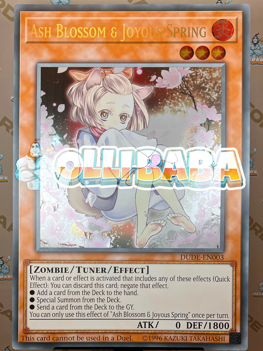 Giant Card Ash Blossom & Joyous Spring - DUDE EN003