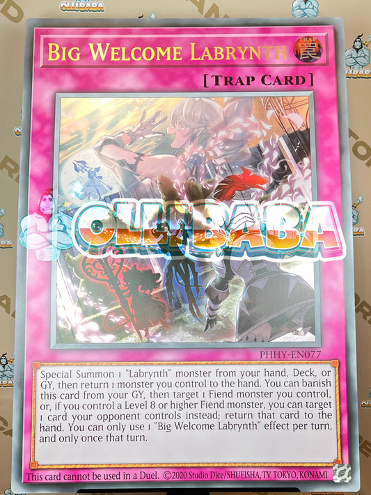 Giant Card Big Welcome Labrynth - PHHY - EN077