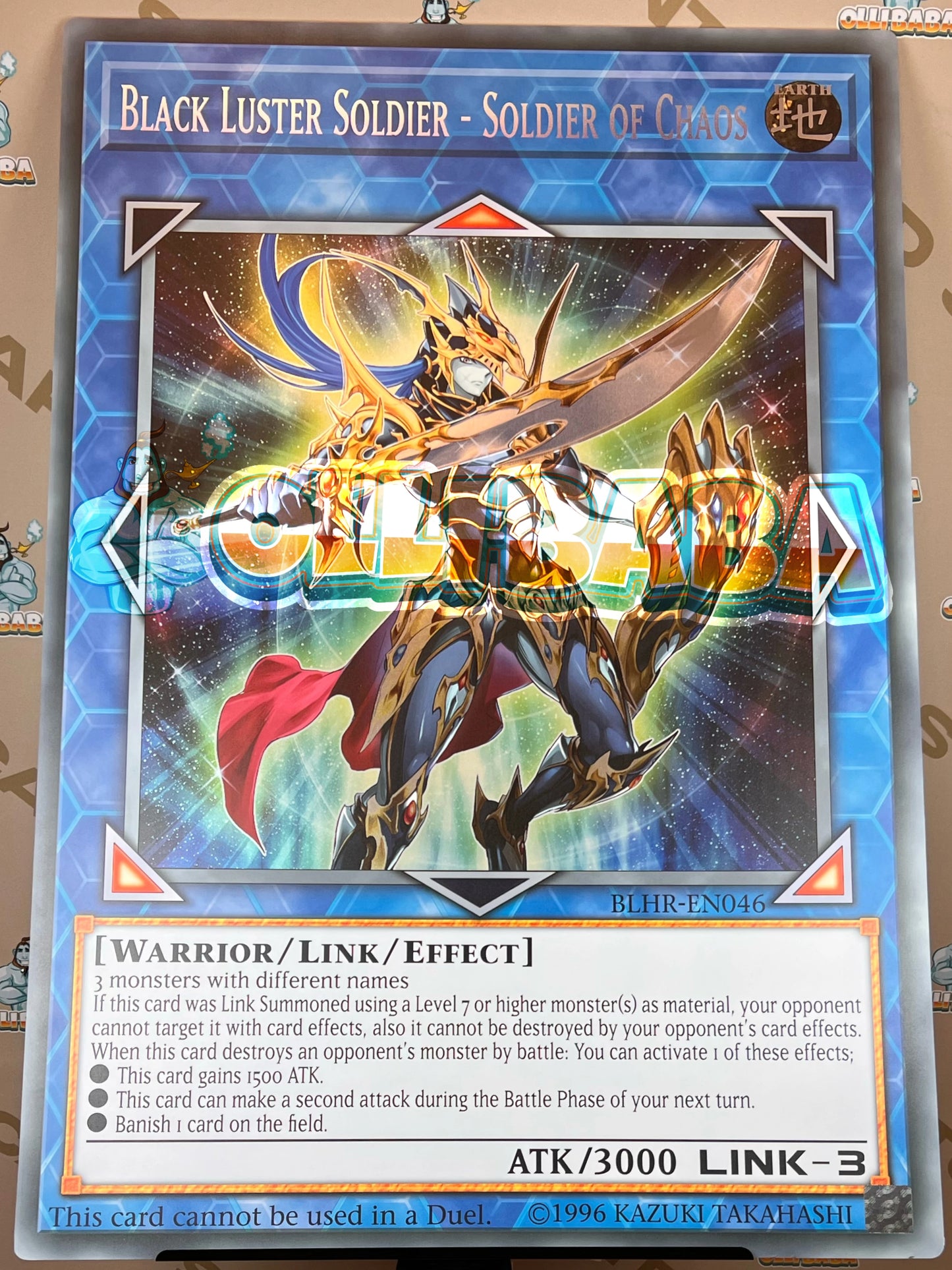 Giant Card Black Luster Soldier - Soldier Of Chaos - BLHR - EN046