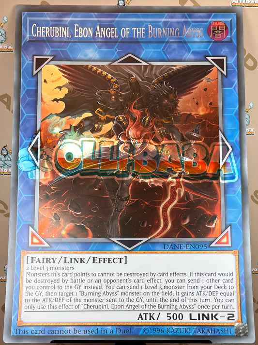 Giant Card Cherubini, Ebon Angel Of The Burning Abyss - DANE - EN095