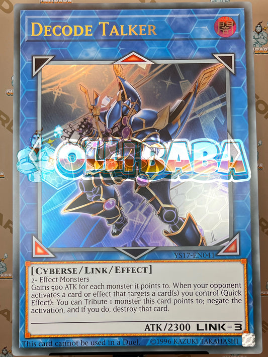 Giant Card Decode Talker - YS17 - EN041