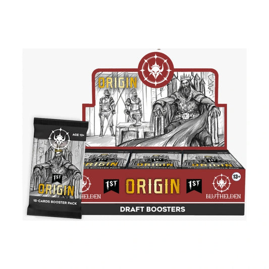 Bluthelden TTCG - Leros World - First Print "Origin" - Booster Display + Promokarte
