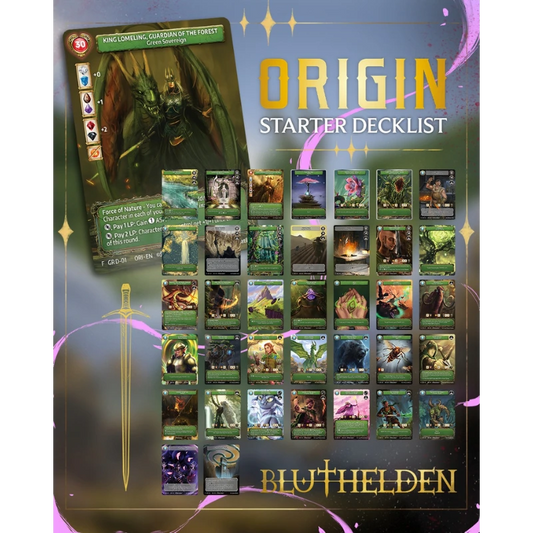 Bluthelden™ Starter Deck – 1st Edition "Origin" - Green Sovereign