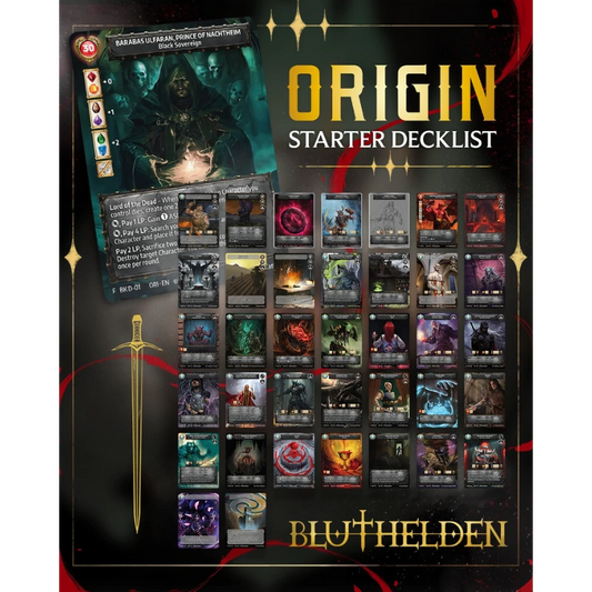 Bluthelden™ Starter Deck – 1st Edition "Origin" - Black Sovereign