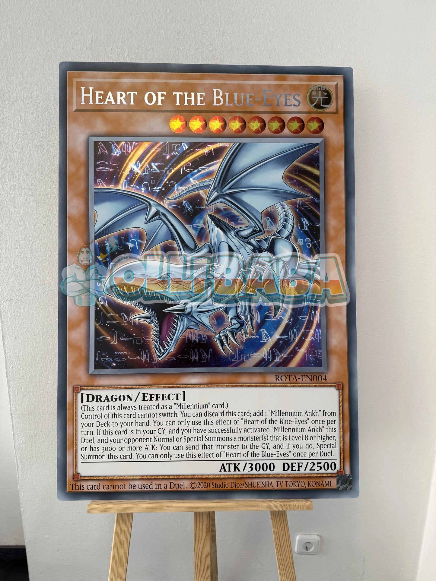 Giant Card Heart Of The Blue-Eyes - ROTA - EN004