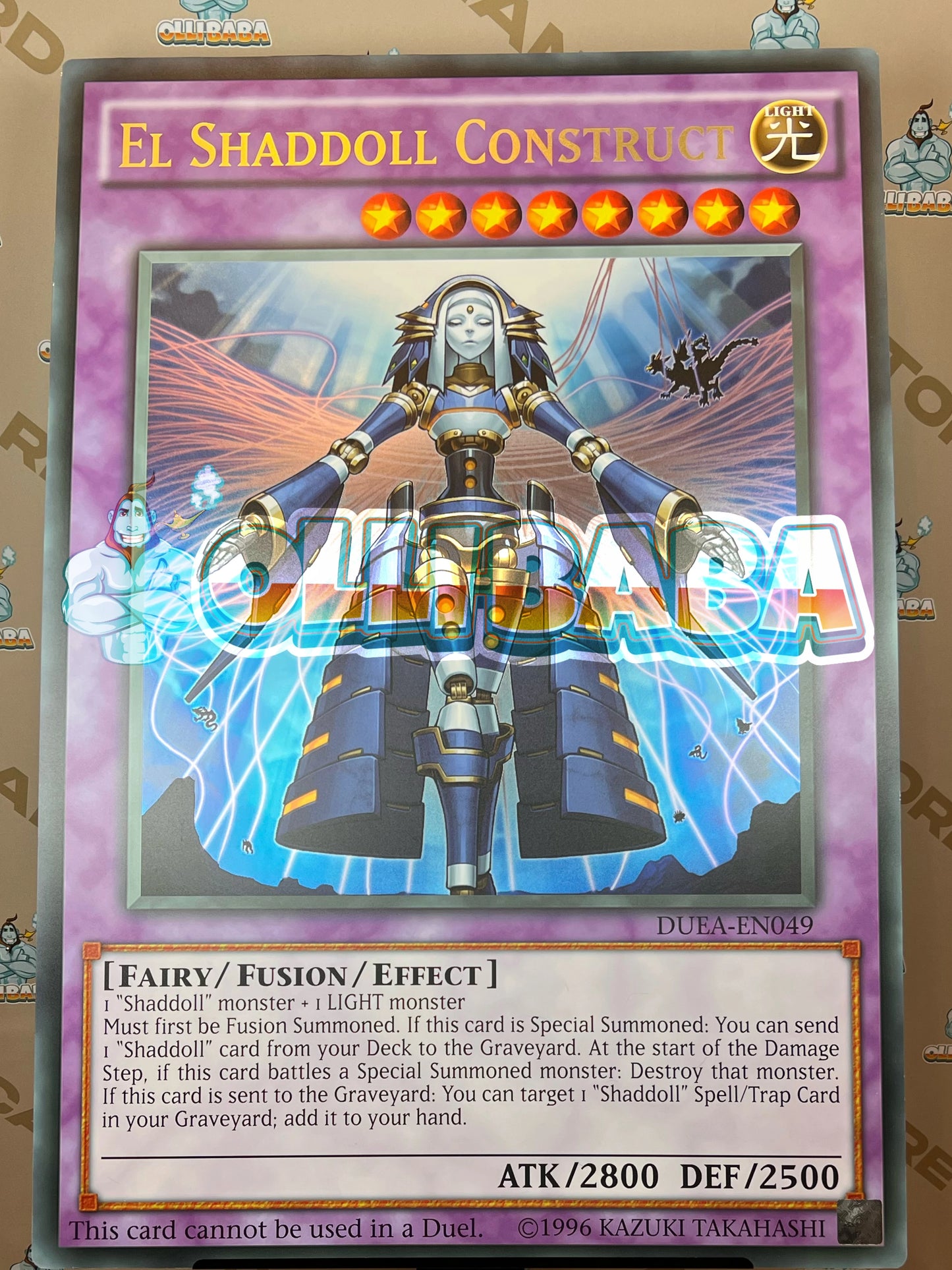 Giant Card El Shadoll Construct - DUEA - EN049