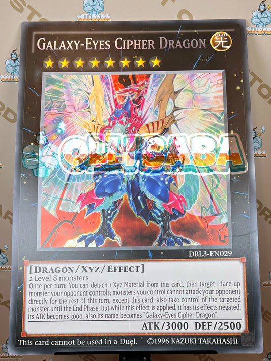 Giant Card Galaxy-Eyes Cipher Dragon - DRL3 - EN029