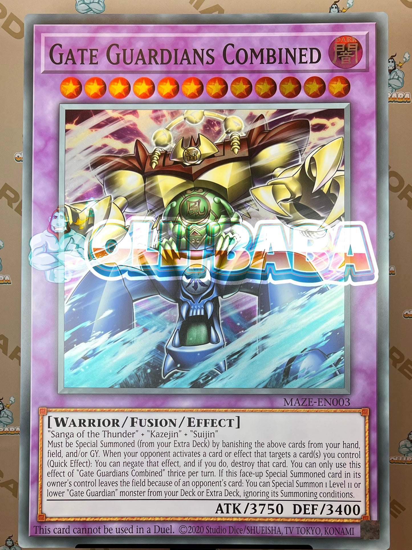Giant Card Gate Guardians Combined - MAZE - EN003