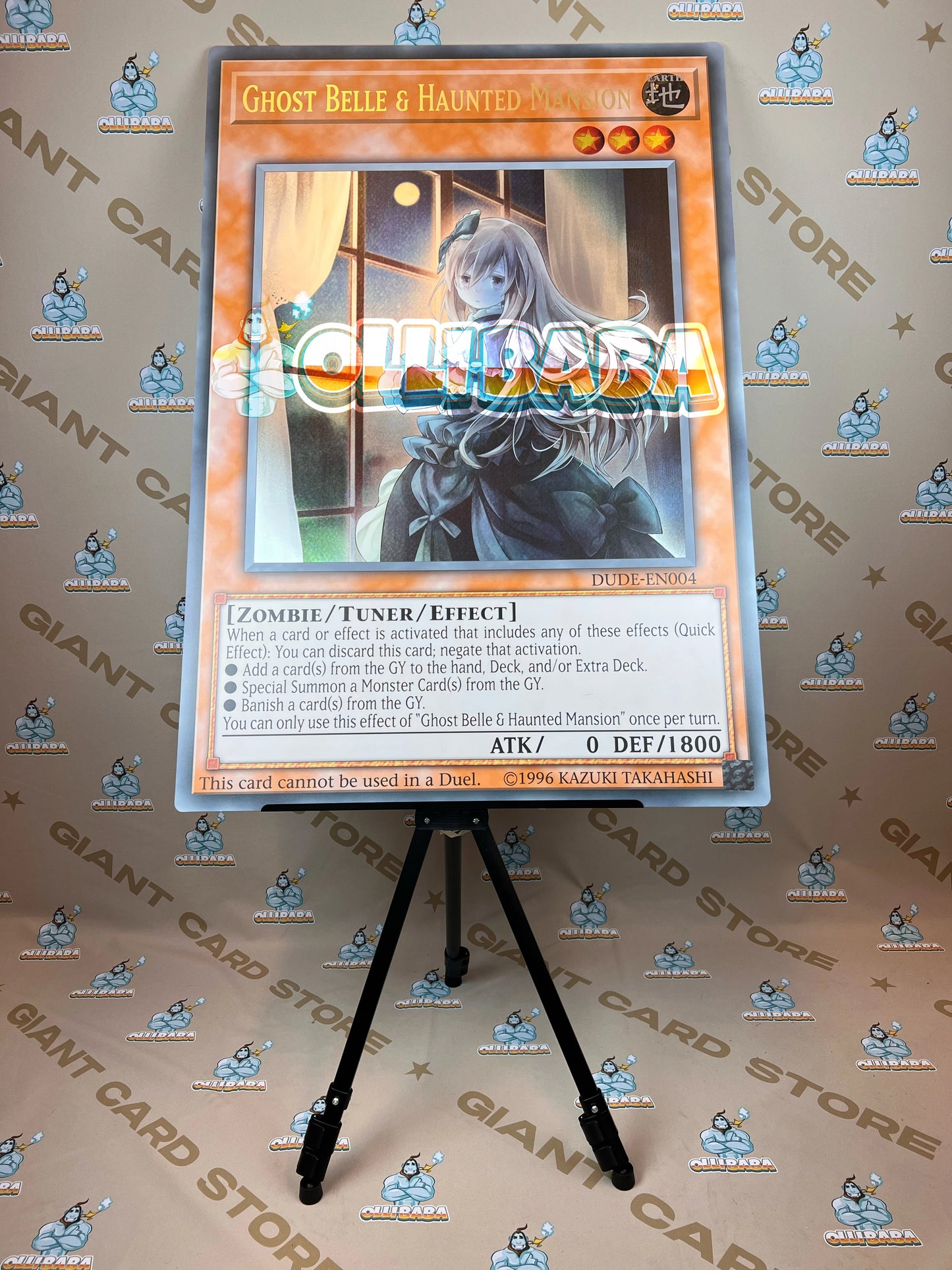 Giant Card Ghost Belle & Haunted Mansion - DUDE - EN004