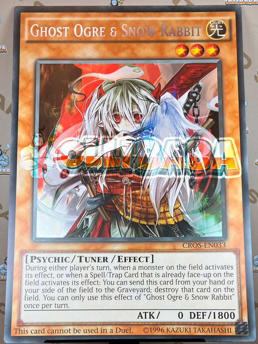 Giant Card Ghost Ogre & Snow Rabbit - CROS - EN033