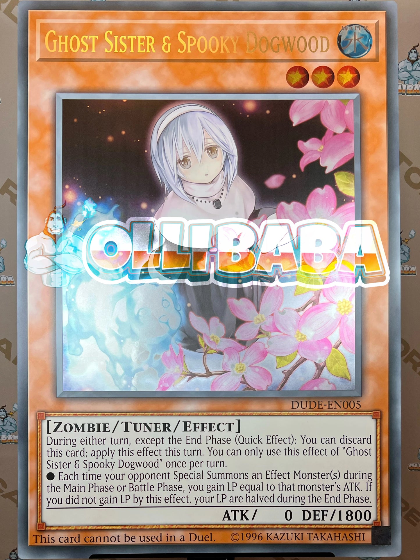 Giant Card Ghost Sister & Spooky Dogwood - DUDE - EN005