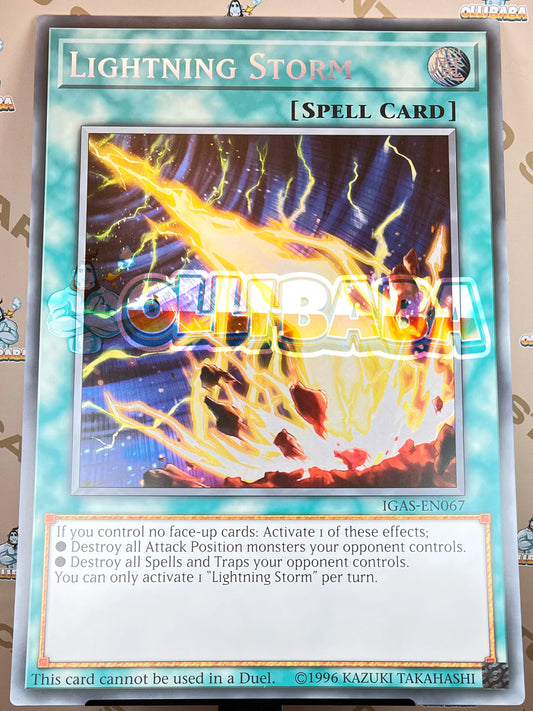 Giant Card Lightning Storm - IGAS - EN067