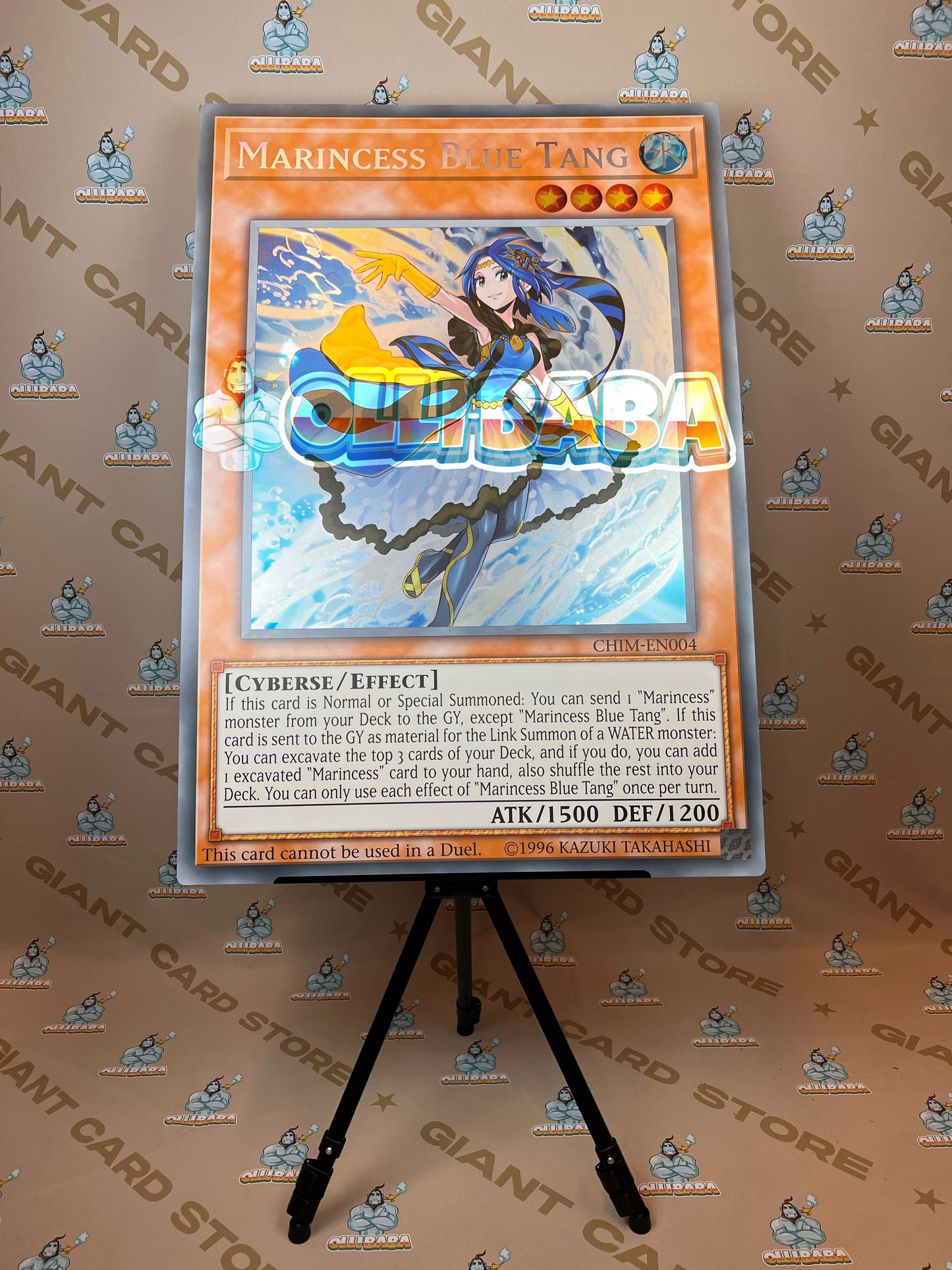 Giant Card Marincess Blue Tang - CHIM-EN004