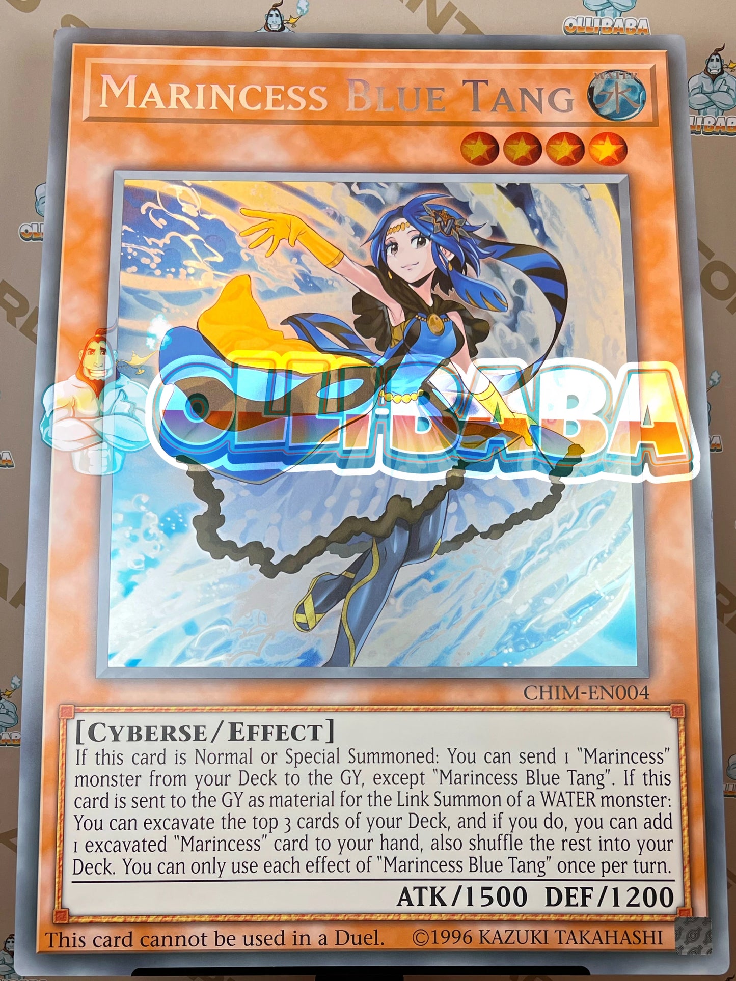 Giant Card Marincess Blue Tang - CHIM-EN004