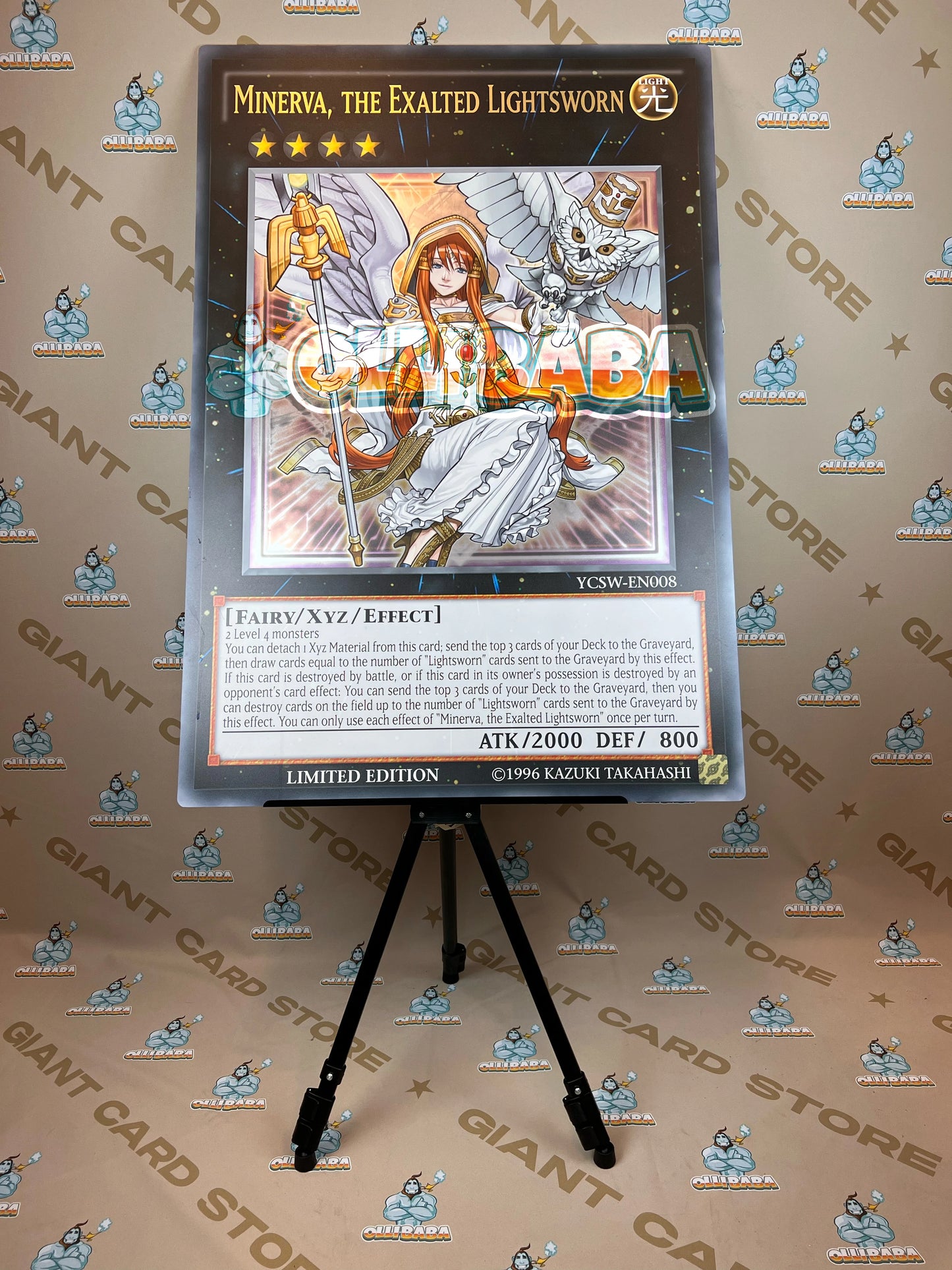 Giant Card Minerva, The Exalted Lightsworn - YCSW - EN008