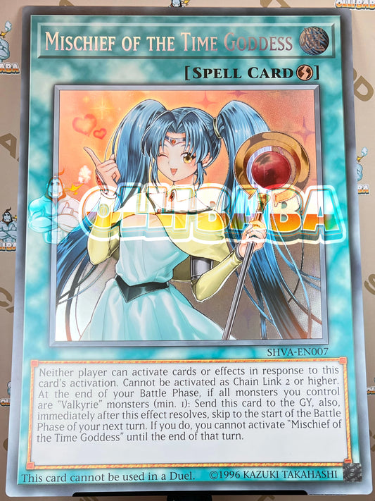 Giant Card Mischief Of The Time Goddess - SHVA - EN007