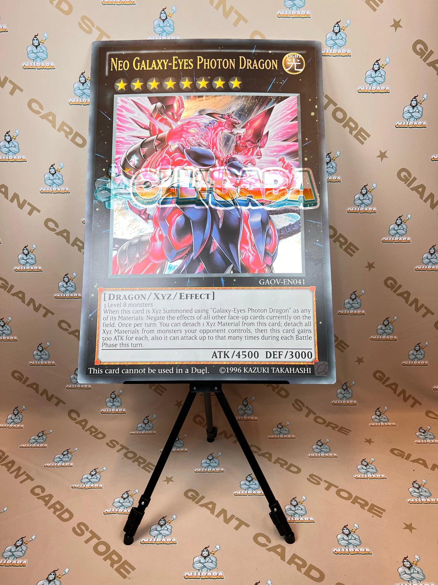 Giant Card Neo Galaxy-Eyes Photon Dragon - GAOV - EN041