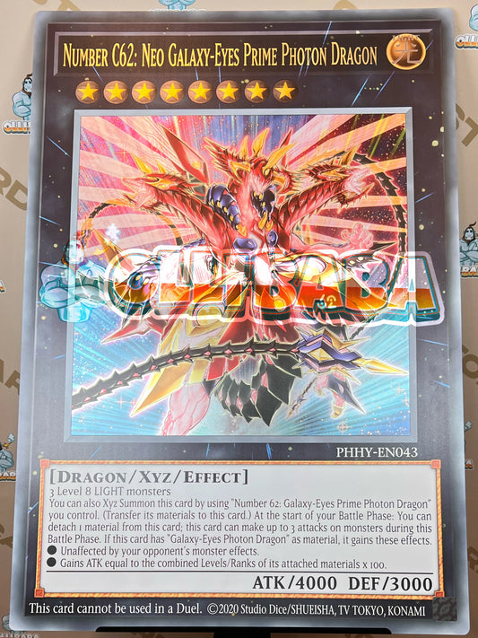 Giant Card Number C62: Neo Galaxy-Eyes Prime Photon Dragon - PHHY - EN043