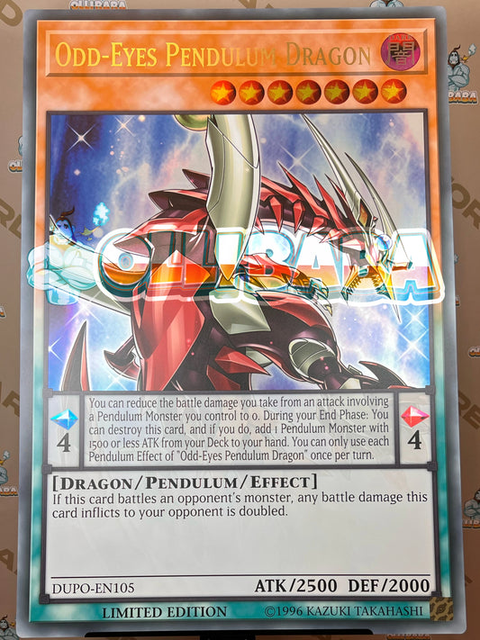 Giant Card Odd-Eyes Pendulum Dragon - DUPO - EN105