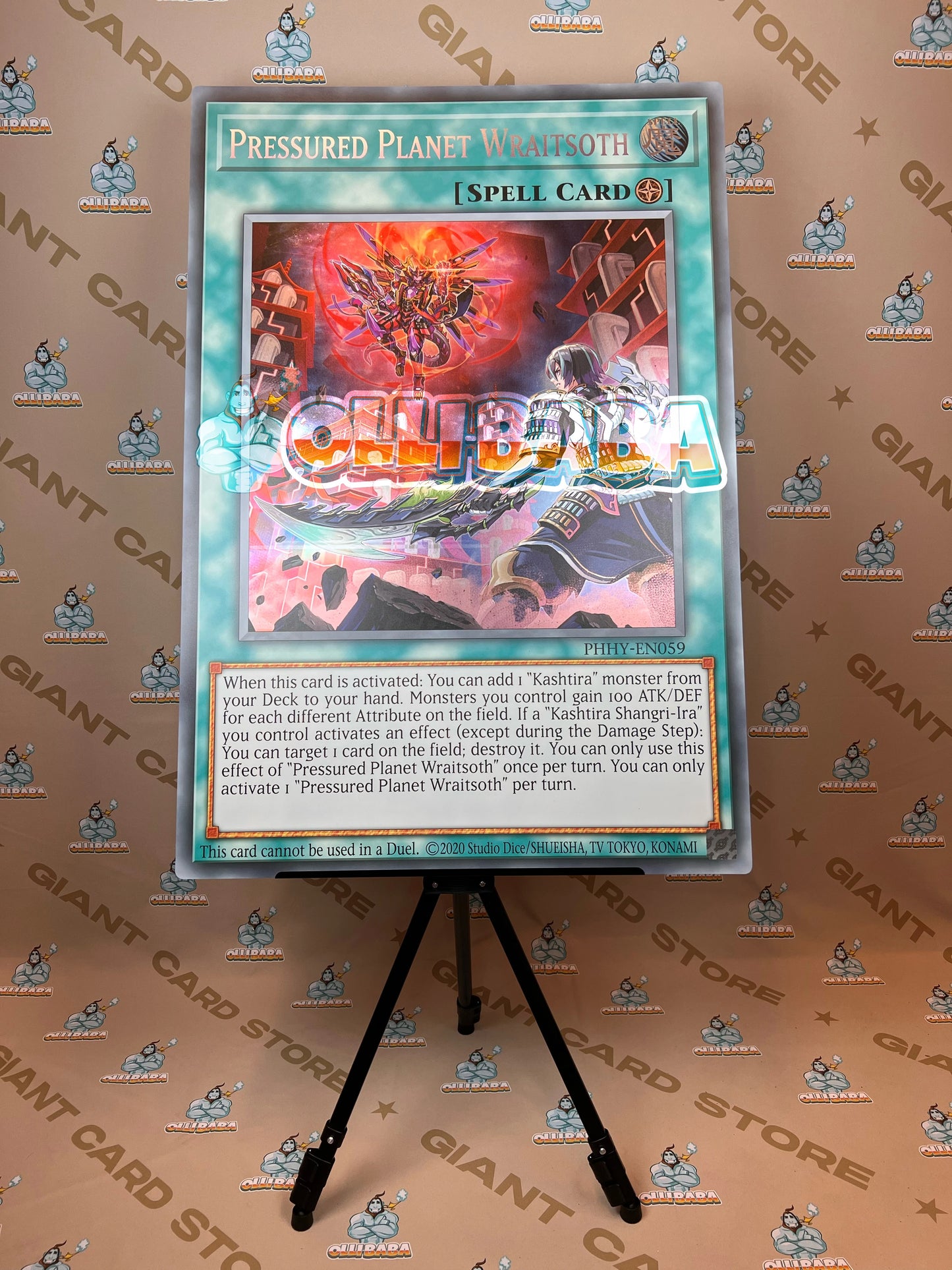 Giant Card Pressured Planet Wraitsoth - PHHY - EN059