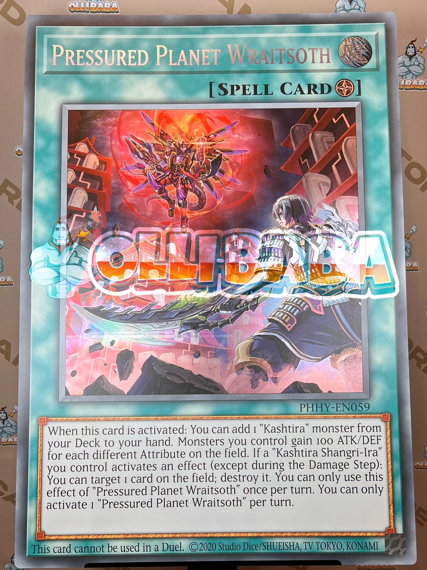 Giant Card Pressured Planet Wraitsoth - PHHY - EN059