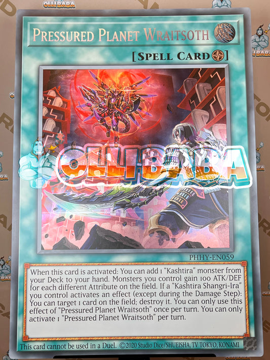 Giant Card Pressured Planet Wraitsoth - PHHY - EN059