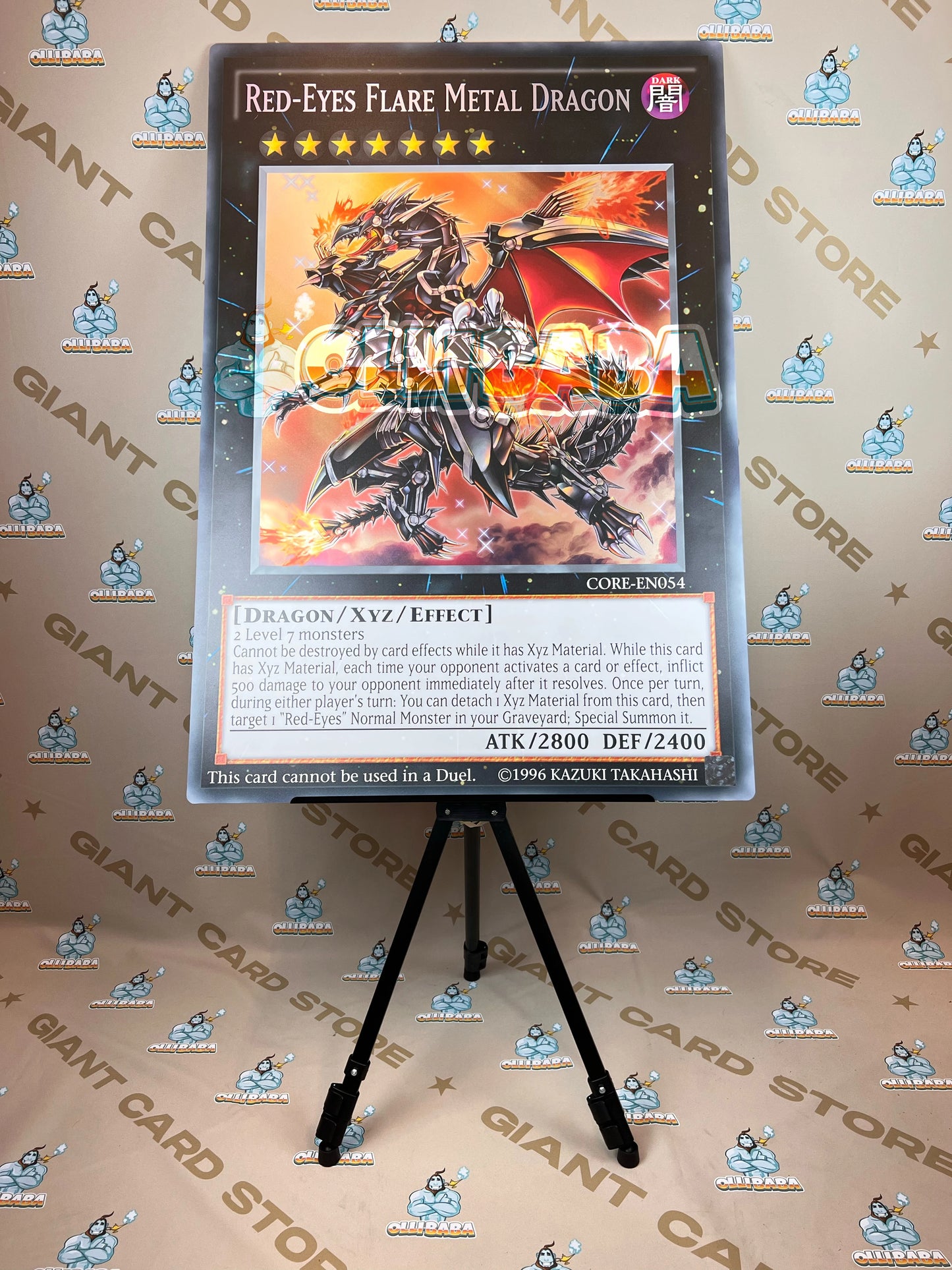Giant Card Red-Eyes Flare Metal Dragon - CORE - EN054