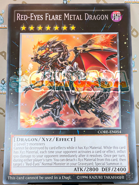 Giant Card Red-Eyes Flare Metal Dragon - CORE - EN054