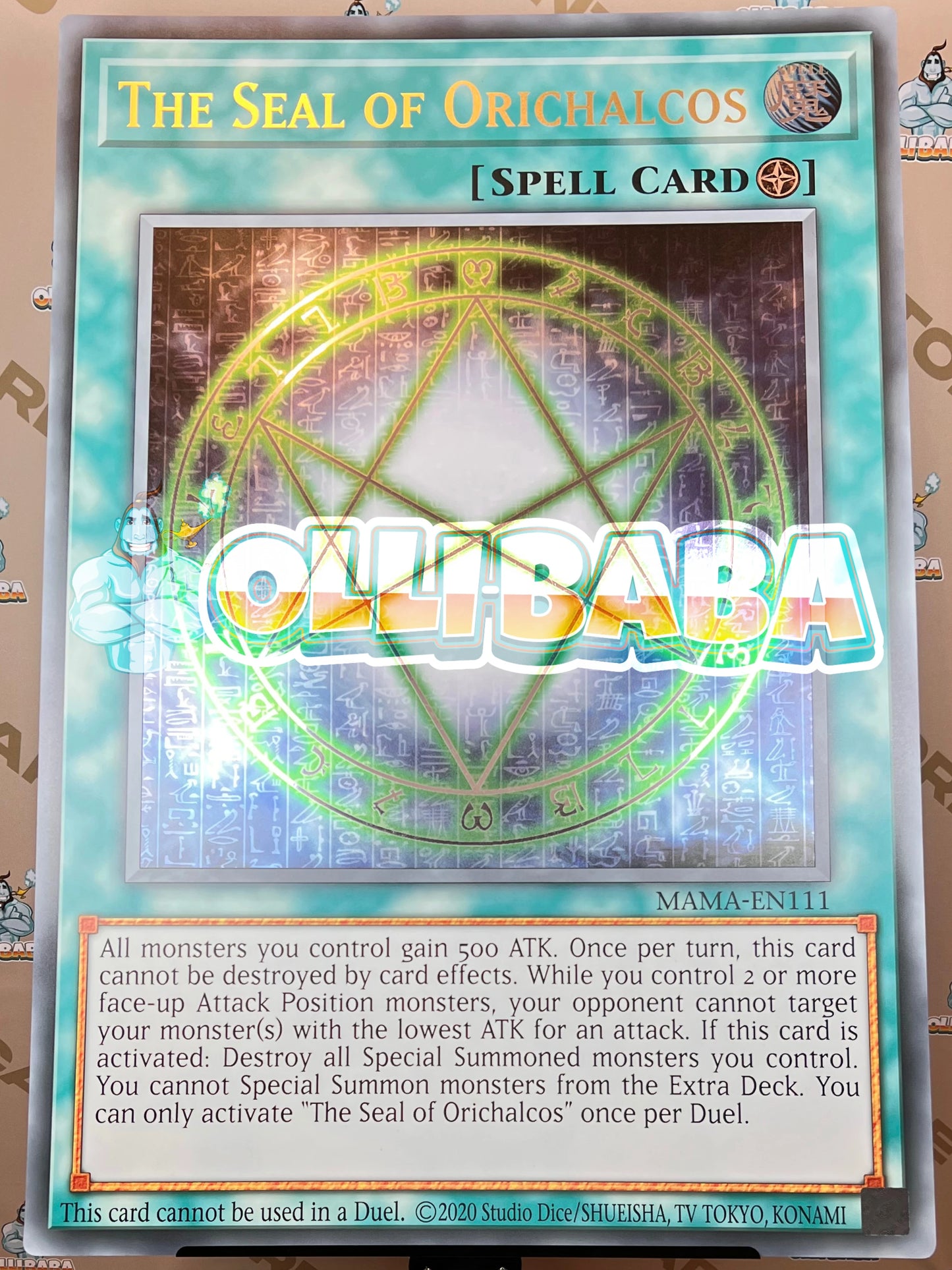 Giant Card The Seal of Orichalcos - MAMA - EN111