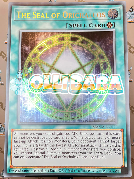 Giant Card The Seal of Orichalcos - MAMA - EN111