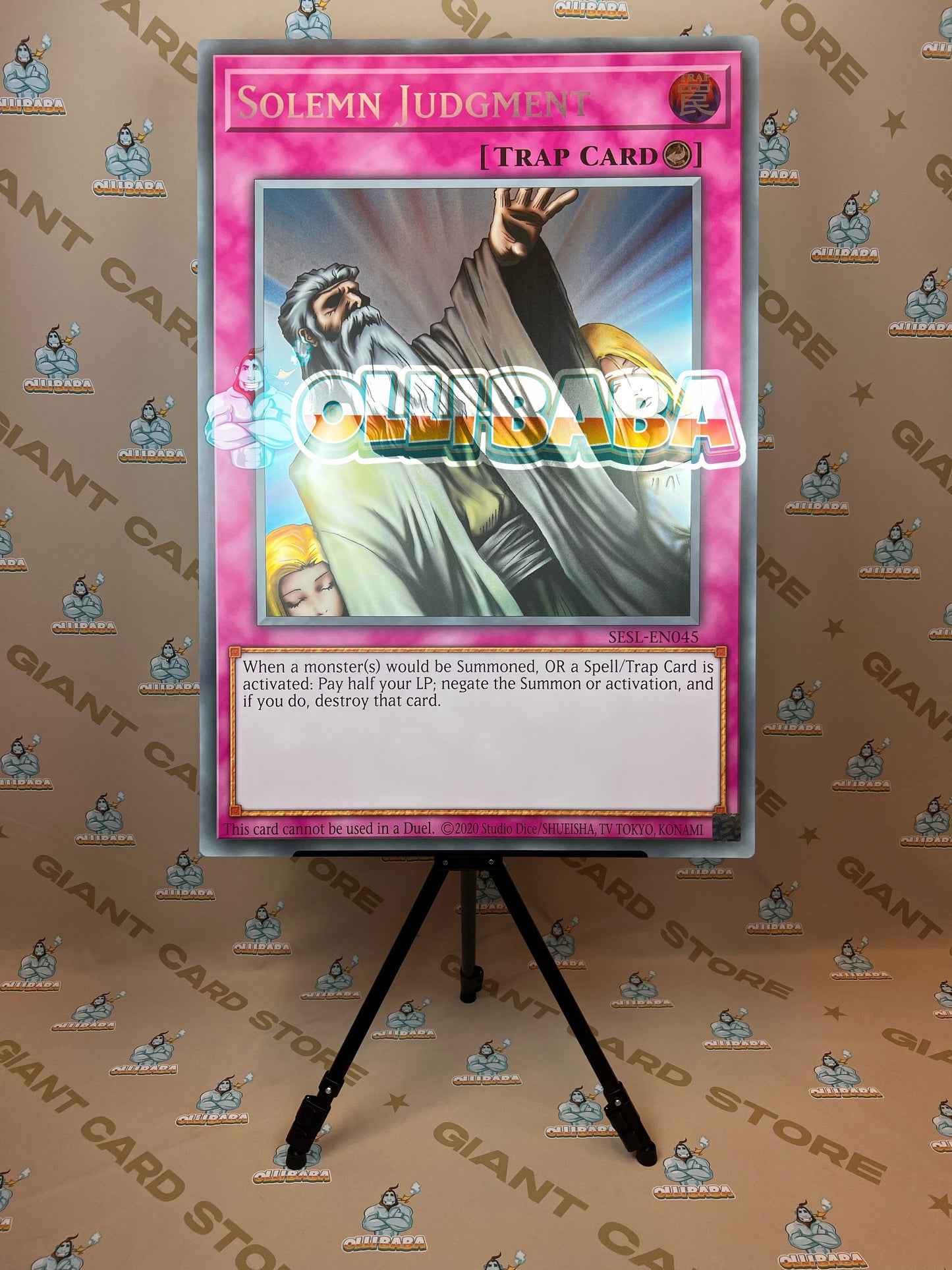 Giant Card Solemn Judgement - SESL - EN045