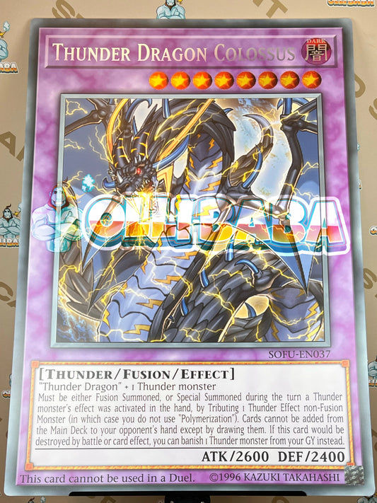 Giant Card Thunder Dragon Colossus - SOFU - EN037