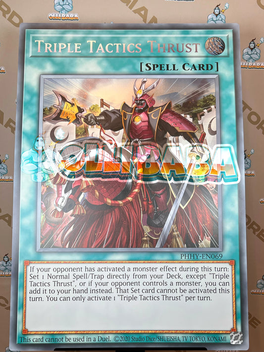 Giant Card Triple Tactic Thrust - PHHY - EN069