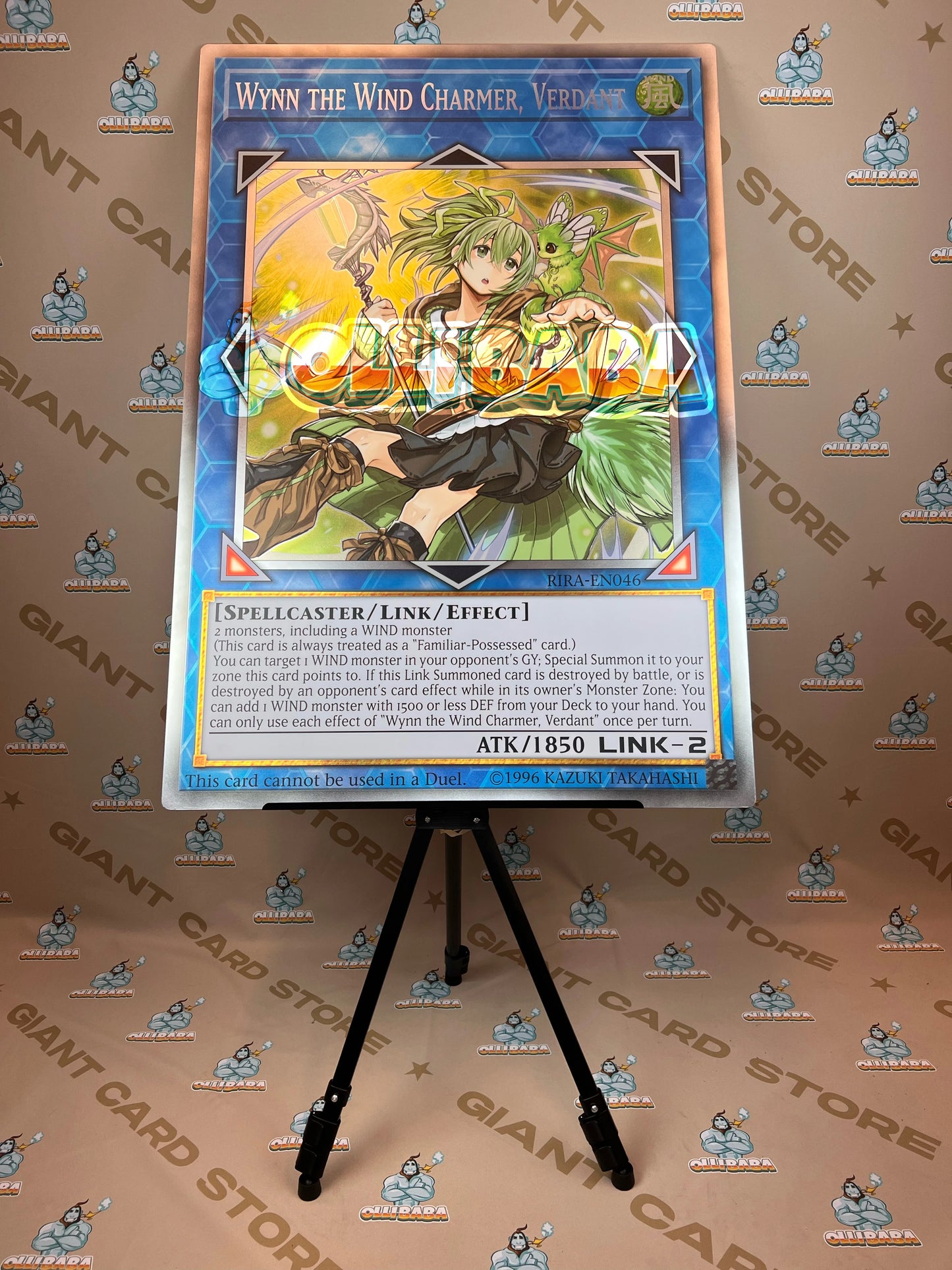 Giant Card Wynn the Wind Charmer, Verdant - RIRA - EN046