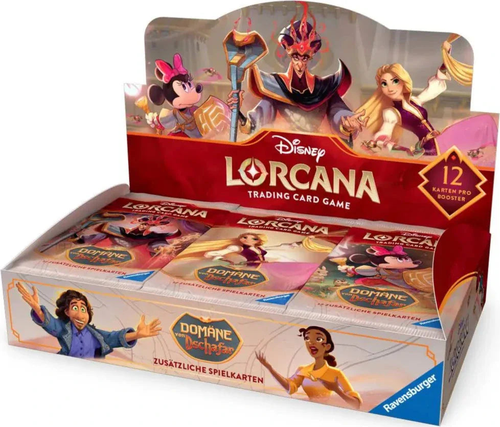 Disney Lorcana – Domäne von Dschafar | Booster-Display (Deutsch | 1. Auflage
