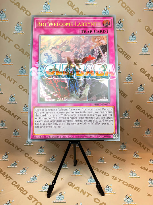 Giant Card Big Welcome Labrynth - PHHY - EN077