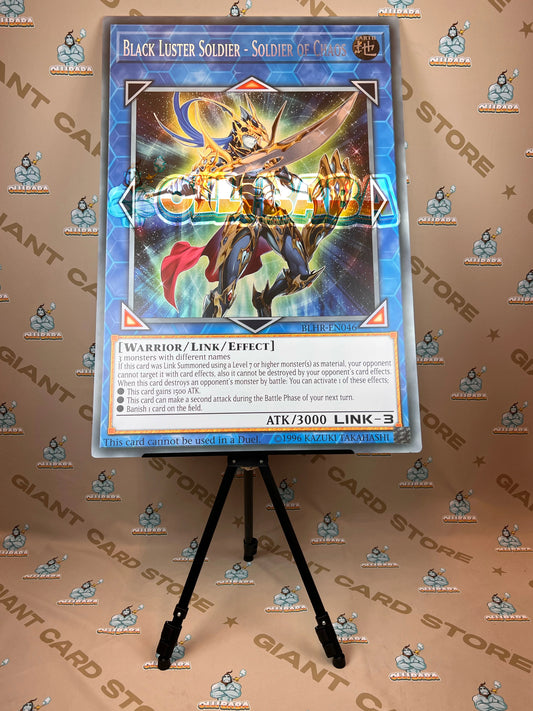 Giant Card Black Luster Soldier - Soldier Of Chaos - BLHR - EN046