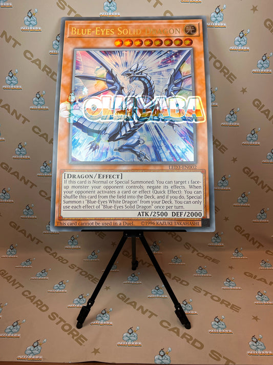 Giant Card Blue Eyes Solid Dragon - LED3 - EN002