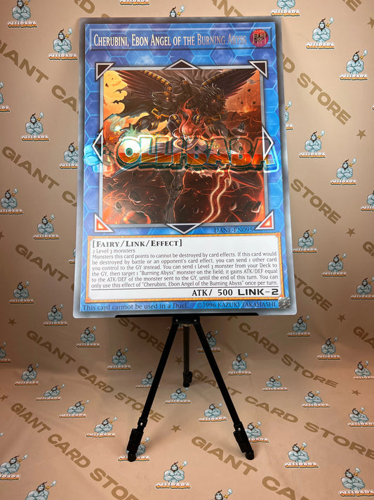 Giant Card Cherubini, Ebon Angel Of The Burning Abyss - DANE - EN095