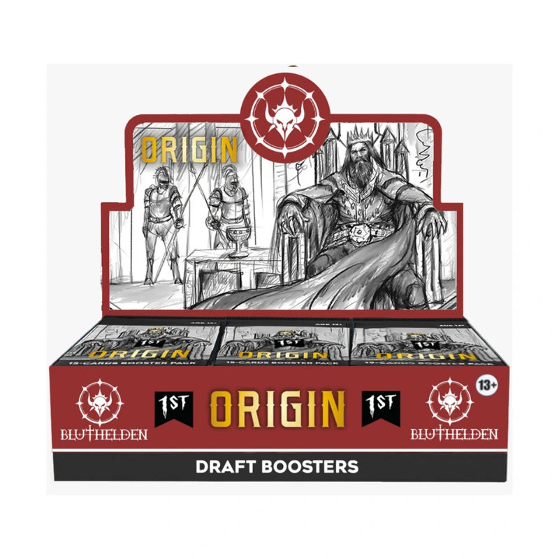 Bluthelden TTCG - Leros World - First Print "Origin" - Booster Display + Promokarte