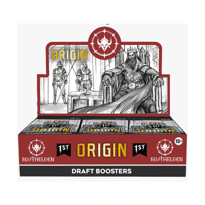 Bluthelden TTCG - Leros World - First Print "Origin" - Booster Display + Promokarte